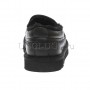 Черные кожаные слиперы с мехом UGG Stitch Slip On Metallic Black